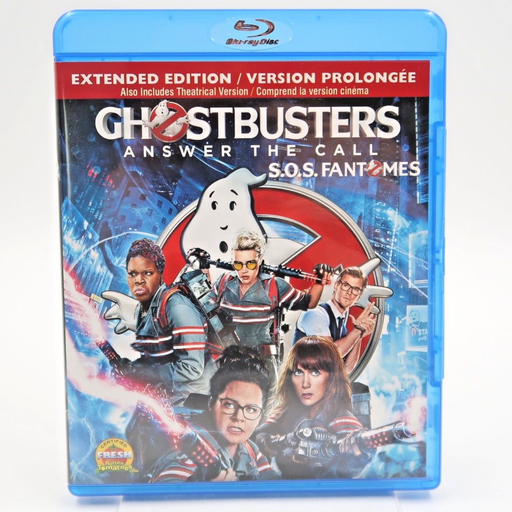 Ghostbusters Answer The Call Blu-Ray 2016 Extended Edition Melissa McCarthy Sony